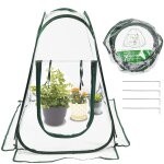 Asfasfq - hh - life 1 pices petit serre de jardin mini pop up serre protection plantes tente fleur abri ...