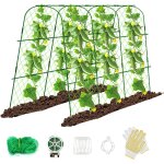 Asfasfq - hoyejyou treillis de concombre pour plate - bande surleve, treillis de jardin en forme de ...