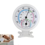 Asfasfq - hygromtre 2 en 1 analogique, 8. 5 cm thermomtre d'intrieur et d'extrieur, hygromtre intrieur, ...