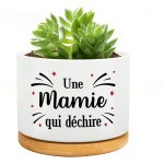 Asfasfq - ide cadeau mamie pot de fleur, cadeau pour mamie, cadeau pour mamie, cadeau grand mere, cadeau ...
