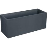 Asfasfq - jardinire volcania 98 l - dcor imitation pierre - double paroi - zone de rtention d'eau ...