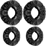 Asfasfq - jieyao lot de 4 housses de roue pour bb, housses de protection de roue impermables en tissu ...