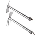 Asfasfq - jmiatry lot de 2 binettes de jardin 2 en 1 avec râteau et pelle et pioche 2 en 1 en acier inoxydable ... Asfasfq - jmiatry lot de 2 binettes de jardin 2 en 1 avec râteau et pelle et pioche 2 en 1 en acier inoxydable ...