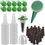 Asfasfq - kit de culture hydroponique �ponges de culture de remplacement �tiquettes couvercles isolants ...