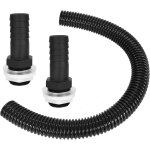 Asfasfq - kit de raccordement pour rservoir citerne pluviale comprenant un tuyau de raccordement de ...