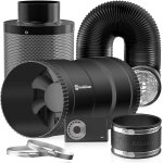 Asfasfq - kit de ventilation en ligne 100 mm 221 mâ³ / h avec régulateur de vitesse, filtre à charbon ... Asfasfq - kit de ventilation en ligne 100 mm 221 mâ³ / h avec régulateur de vitesse, filtre à charbon ...