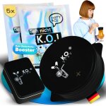 Asfasfq - ko stop lot de 5 couvercles en verre en silicone pour protger contre les gouttes, lumineux, ...