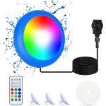Asfasfq - lampes de piscine à led pour piscines hors sol, 10w rgb aimant de lumière sous l'eau avec 18 ... Asfasfq - lampes de piscine à led pour piscines hors sol, 10w rgb aimant de lumière sous l'eau avec 18 ...