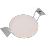 Asfasfq - landmann 15915 set de pierres  pizza beige / acier inoxydable