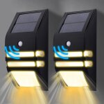 Asfasfq - led applique murale extérieur avec détecteur de mouvement 2 pièces lampe solaire extérieur ... Asfasfq - led applique murale extérieur avec détecteur de mouvement 2 pièces lampe solaire extérieur ...