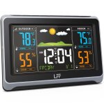 Asfasfq - lff station mto sans fil pour l'intrieur et l'extrieur - ecran couleur - thermomtre numrique ...