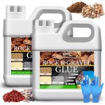 Asfasfq - liant pour gravier - 2l stabilisateur de gravier pour patios et jardins - prt  l'emploi, ...