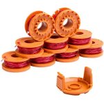 Asfasfq - ligne de bobines de rechange pour coupe - bordures wg163 wg155 wg180 compatible avec worx wa0010, ...