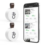 Asfasfq - loficoper thermomètres hygromètres bluetooth lot de 2, capteur de température et humidité sans ... Asfasfq - loficoper thermomètres hygromètres bluetooth lot de 2, capteur de température et humidité sans ...