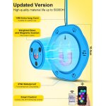 Asfasfq - lumiere piscine submersible rgb, 6v lampe piscine avec contrle app et tlcommande, multicolor ...