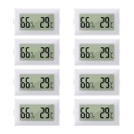 Asfasfq - lycxames mini thermomtres et hygromtres numriques lcd 2 en 1 pour l'intrieur et l'extrieur ...