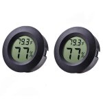 Asfasfq - meichoon mini thermomtres hygromtres lot de 2 pour rfrigrateur conglateur hygromtre lectroniq ...