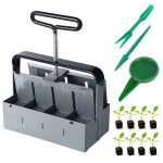 Asfasfq - moendergo presse  motte manuelle2  bloqueur de sol avec kits d'outils de semis, kit d'outils ...
