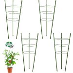 Asfasfq - mymulike tuteur tomates 4 jeux, 45 cm tuteur pour tomates, tuteur plante grimpantes rglable ...