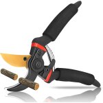 Asfasfq - neutypechic secateur de jardin lame de 55 mm, scateurs et ciseaux de jardinage acier inoxydable, ...