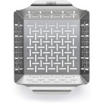 Asfasfq - panier  griller deluxe - petit (24 x 19cm), panier  griller en acier inoxydable, rsistant ...
