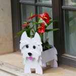 Asfasfq - petit jardinière pot cadeaux westie pour les amateurs de westie trucs décor chien pot de fleur ... Asfasfq - petit jardinière pot cadeaux westie pour les amateurs de westie trucs décor chien pot de fleur ...