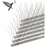 Asfasfq - pic anti - pigeon en acier inoxydable 6. 6 mtres, pack de 20 pique anti - oiseaux pour effrayer ...