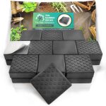 Asfasfq - pieds de pot invisibles garden gecko pour pots de fleurs et pots d'extrieur, rehausseurs carrs ...