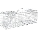 Asfasfq - pièges à chat en fil acier galvanisé - 62x18x21 cm - piège de capture animaux sans cruauté ... Asfasfq - pièges à chat en fil acier galvanisé - 62x18x21 cm - piège de capture animaux sans cruauté ...