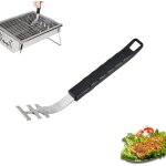 Asfasfq - pince à grille en acier inoxydable - poignée anti - chaleur 28 cm pour grilles acier / fonte, ... Asfasfq - pince à grille en acier inoxydable - poignée anti - chaleur 28 cm pour grilles acier / fonte, ...