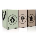 Asfasfq - poubelle tri slectif ¿ sac tri selectif - 3 bac tri selectif plastique, verre, papier