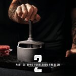Asfasfq - presse - hamburger professionnel en aluminium Ø 100 mm - avec revêtement anti - adhésif - ... Asfasfq - presse - hamburger professionnel en aluminium Ø 100 mm - avec revêtement anti - adhésif - ...
