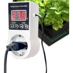Asfasfq - prise thermostat numrique avec sonde, rgulateurs de temprature refroidissement chauffage ...