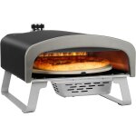Asfasfq - q four  pizza extrieur  gaz, avec fonction rotative, 50 mbar, pierre  pizza de 33 cm, portable, ...