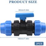 Asfasfq - raccords de tuyau dâ¿eau, 2 pièces 32mm connecteur en pp pour tuyau d'eau, raccord pp pour ... Asfasfq - raccords de tuyau dâ¿eau, 2 pièces 32mm connecteur en pp pour tuyau d'eau, raccord pp pour ...