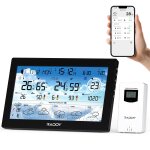 Asfasfq - raddy n90 wi - fi station mto avec capteur sans fil, 8, 8  htn cran, connectivit via app ...