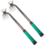 Asfasfq - rdlobu lot de 2 dsherbeurs manuels pour le jardinage - outil de dsherbage avec manche en ...