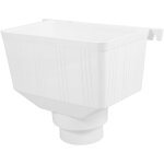 Asfasfq - recuperateur d eau de pluie collecteur gouttire carre pour tuyau de descente pour gouttire ...