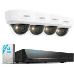 Asfasfq - reolink 5mp kit camra de surveillance poe avec ik10 anti - vandalisme, objectif 2, 8mm, nvr ...