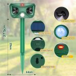 Asfasfq - rpulsif chat ultrason, rpulsif chat exterieur, rpulsif pour chats solaire, rpulsif  ultrasons ...