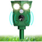 Asfasfq - rpulsif chat ultrason, solaire repulsif chat, 4 modes rpulsif animaux exterieur, impermable ...
