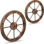 Asfasfq - roues décoratives en bois, lot 2, décoration jardin, terrasse, roue chariot rustique, style ... Asfasfq - roues décoratives en bois, lot 2, décoration jardin, terrasse, roue chariot rustique, style ...