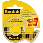 Asfasfq - ruban adhsif double - face - 1 rouleau 12, 7 mm x 7, 89 m sur dvidoir manuel (25% gratuit) ...