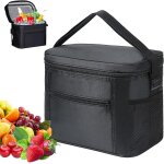 Asfasfq - sac isotherme sac de repas sac  djeuner 10l repas pliable etanche isotherme utilis pour ...