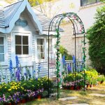 Asfasfq - scendor tonnelle de jardin en mtal noir de 2, 5 m de haut x 1, 5 m de large, treillis, arches ...