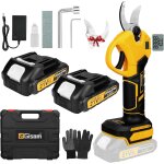 Asfasfq - secateur electrique professionnel, gisam 40mm secateur electrique sans fil elagueuse electrique ...