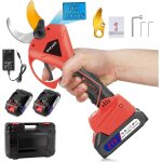 Asfasfq - secateur electrique sans fil, scateur lectrique de la lame 40 - 50mm, scateur avec batteries ...