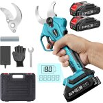 Asfasfq - seesii scateur electrique sans fil, 40mm secateur electrique professionnel avec lcd, scateur ...