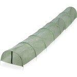 Asfasfq - serre, 5 m de long, en polyéthylène avec fermeture éclair, 8 arceaux, tunnel de culture, plantes, ... Asfasfq - serre, 5 m de long, en polyéthylène avec fermeture éclair, 8 arceaux, tunnel de culture, plantes, ...