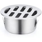 Asfasfq - siphon de sol rond en acier inoxydable, grille de goutte, filtre anti - encrassement, outils ... Asfasfq - siphon de sol rond en acier inoxydable, grille de goutte, filtre anti - encrassement, outils ...